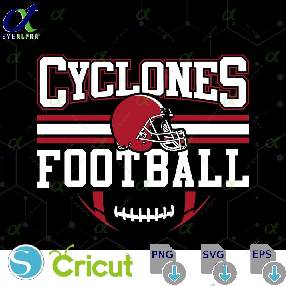 Cyclones Mascot Svg Png Cyclones Football Svg Varsity Cyclones Shirt School Spirit Mascot Svg Football Cheer Sublimation Football Mom
